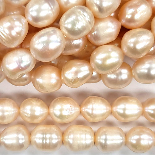 FRESHWATER PEARL RICE 11-12MM NATURAL PEACH